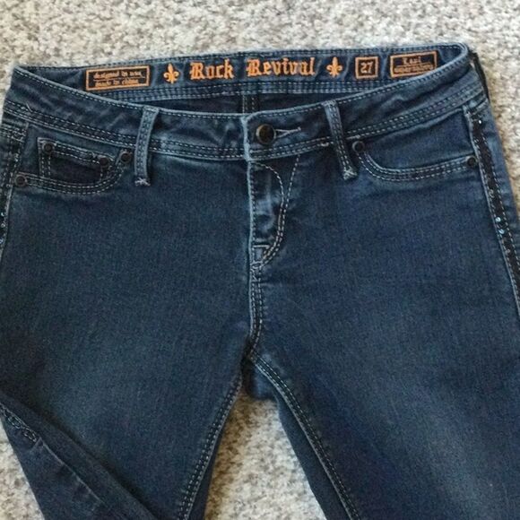 Rock Revival Lexi Mid-Rise Stretch Jegging Size 27 - Picture 8 of 15